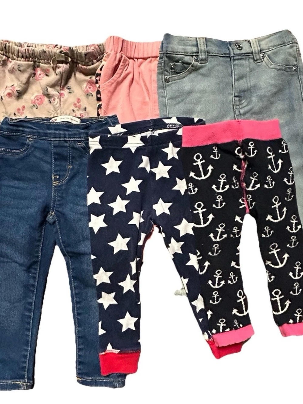 Toddler Girl Bottoms Levi’s Jeans Sweatpants Lazy One Size 18 Months Floral